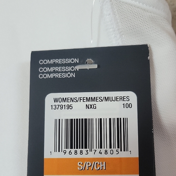 Under Armour White Compression High Support Sports Bra SIZE SMALL Nwt - Picture 11 of 11